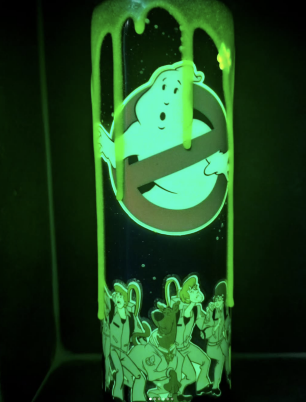 Ghostbusters and Scooby-Doo Mashup Tumbler 30oz- GLOW